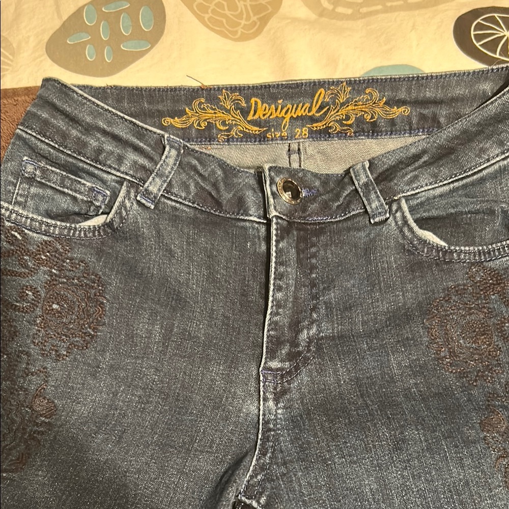 Desigual Women's Blue Jeans small size 28